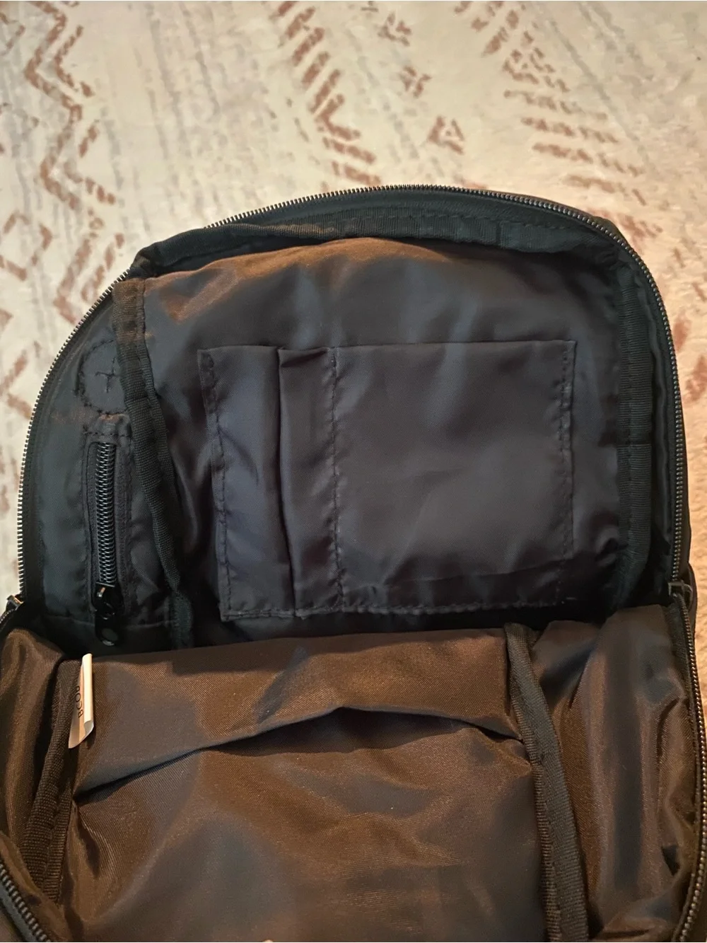 BOSTANTEN Black Sling Backpack – Crossbody Travel Bag